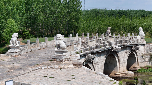 A scenic view of Jining Bianqiao