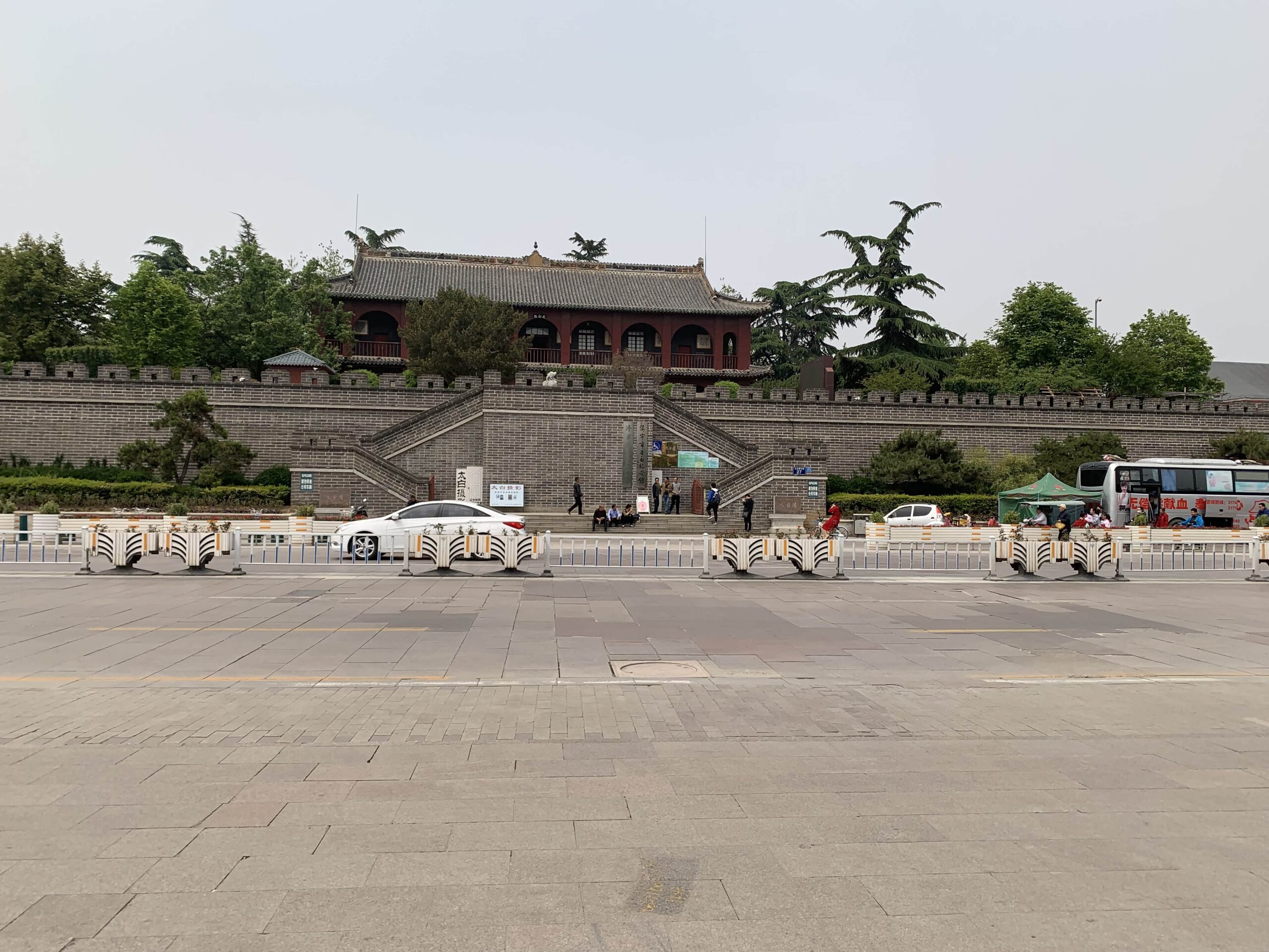 A scenic view of Jining Cixiao Jianwan Fang