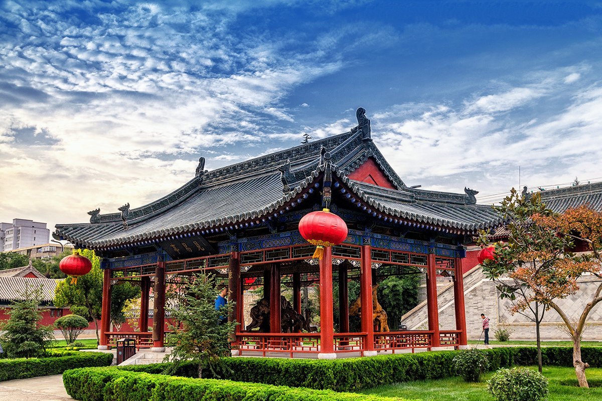 A scenic view of Jining Fuxi Miao