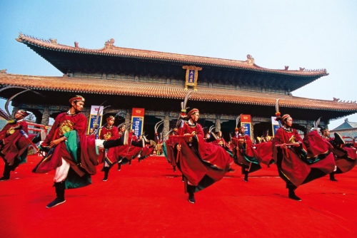 A scenic view of Jining Fuxi Miao