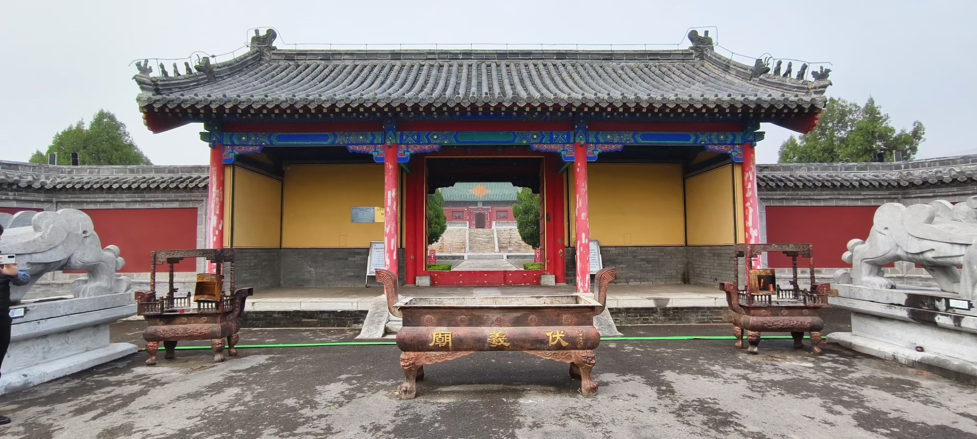 A scenic view of Jining Fuxi Miao