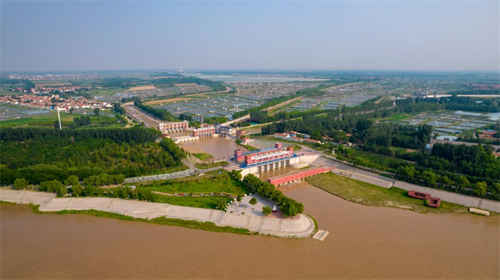 A scenic view of Jining Jinkou Ba
