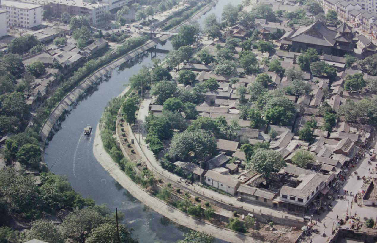 A scenic view of Jining Jinkou Ba