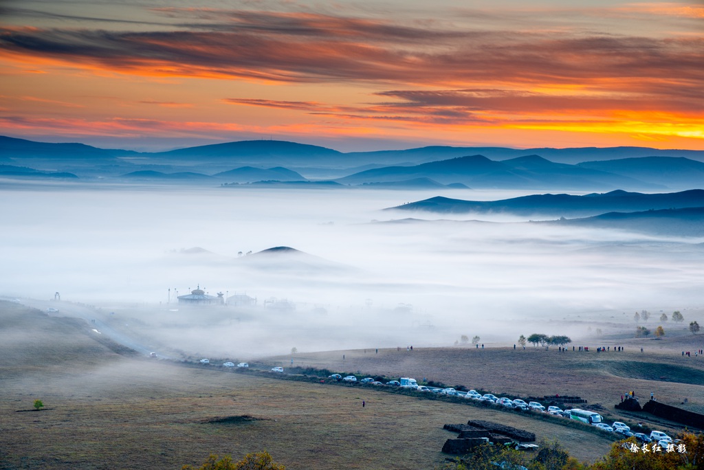 A scenic view of Jining Jinkou Ba