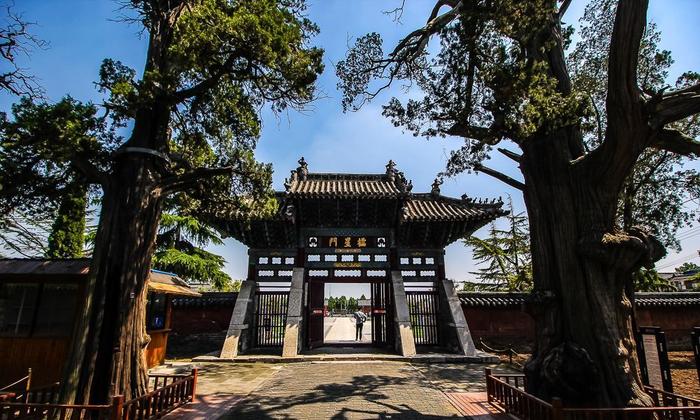 A scenic view of Jining Mengmiao Mengfu He Menglin