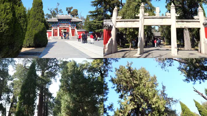 A scenic view of Jining Mengmiao Mengfu He Menglin