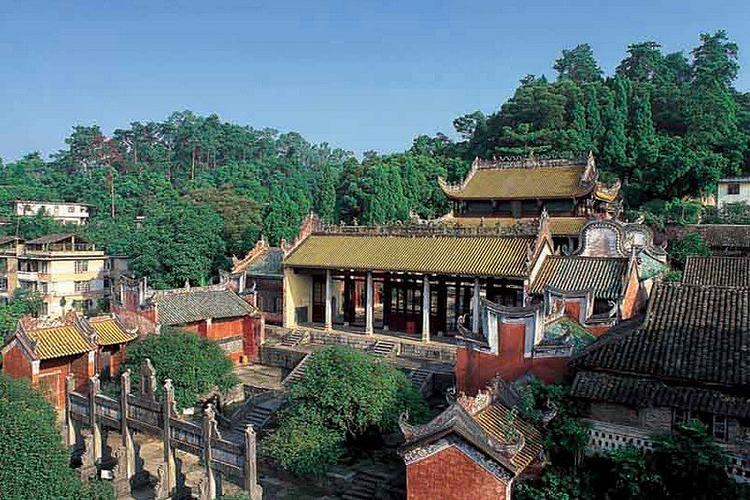 A scenic view of Jining Mengmiao Mengfu He Menglin