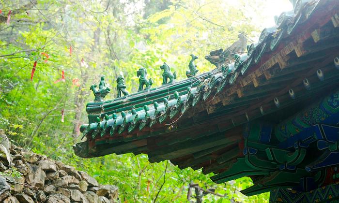 A scenic view of Jining Qingshan Si