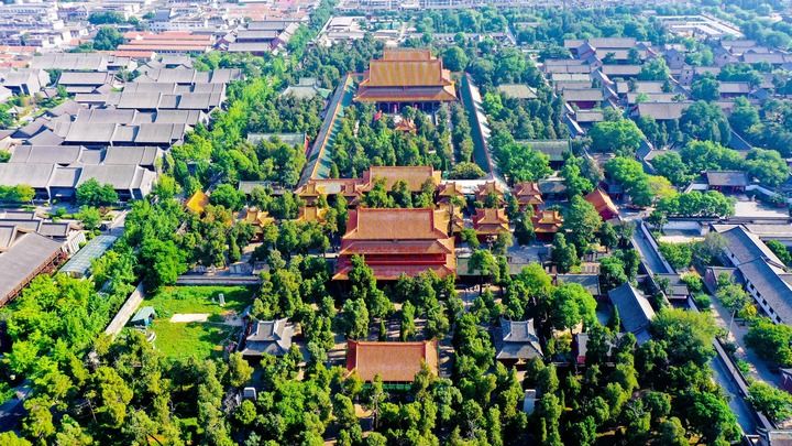 A scenic view of Jining Qufu Kongmiao Ji Kongfu