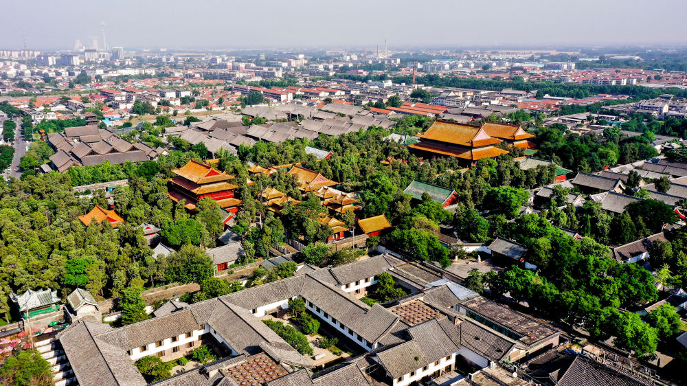 A scenic view of Jining Qufu Kongmiao Ji Kongfu