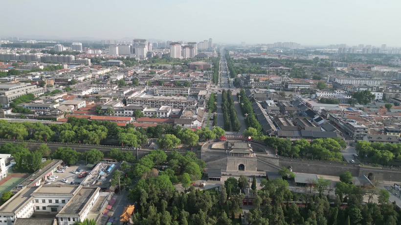 A scenic view of Jining Qufu Kongmiao Ji Kongfu
