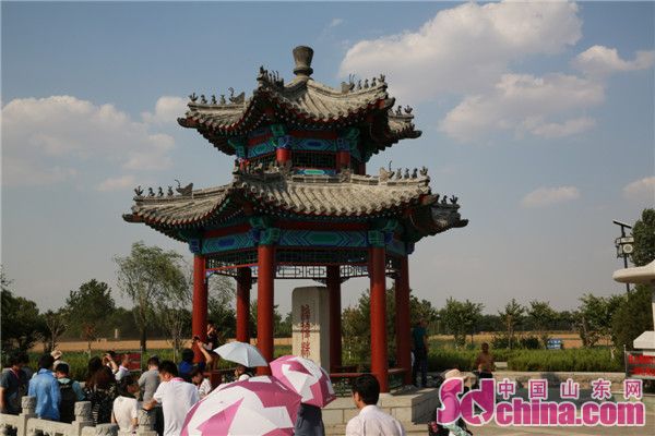 A scenic view of Jining Qufu Luguo Gucheng