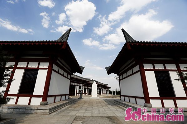 A scenic view of Jining Qufu Luguo Gucheng