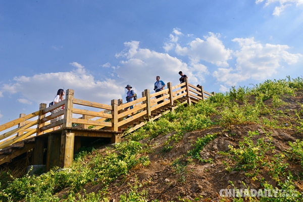 A scenic view of Jining Qufu Luguo Gucheng
