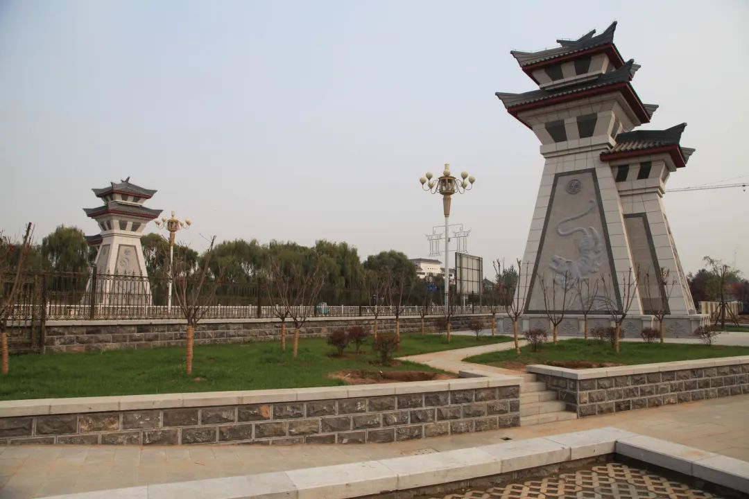 A scenic view of Jining Qufu Luguo Gucheng
