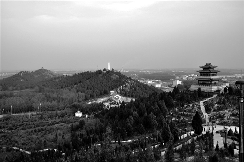 A scenic view of Jining Wangyin Yizhi