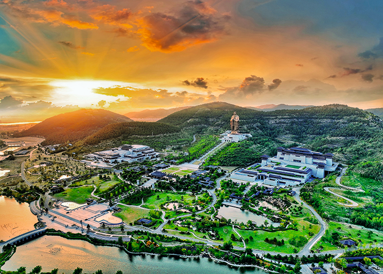 A scenic view of Jining Wangyin Yizhi
