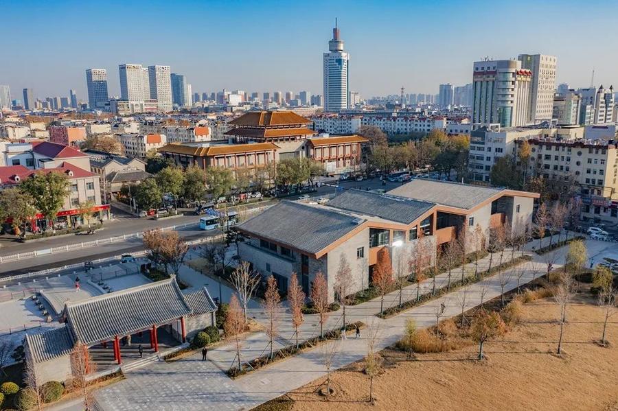 A scenic view of Jining Wangyin Yizhi