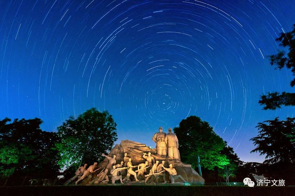 A scenic view of Jining Xiwusi Yizhi