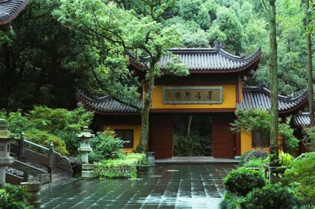 A scenic view of Jinzhong Beiyijian Yongfu Temple Guodian