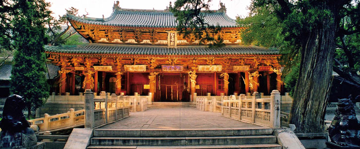 A scenic view of Jinzhong Beiyijian Yongfu Temple Guodian