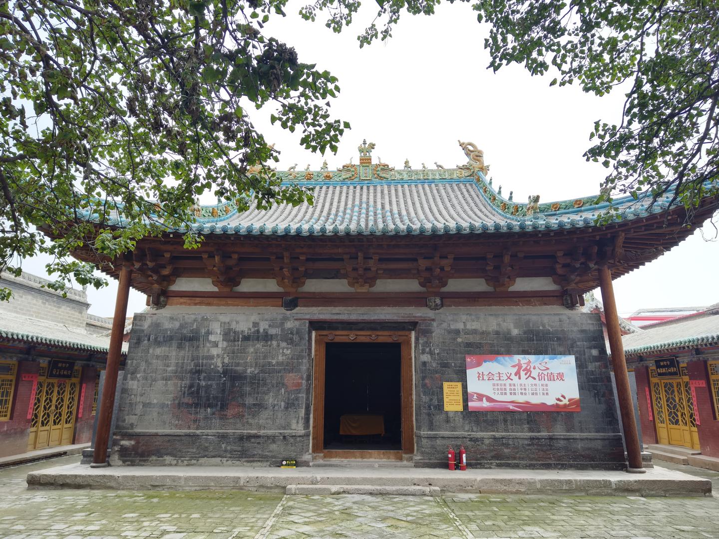 A scenic view of Jinzhong Fancun Yuanzhi Temple