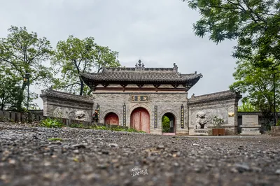A scenic view of Jinzhong Huiluan Temple Jiexu