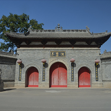 A scenic view of Jinzhong Huiluan Temple Jiexu