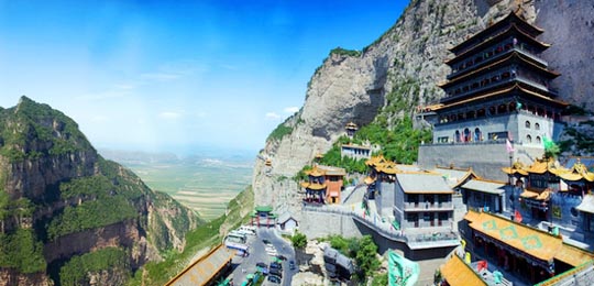 A scenic view of Jinzhong Huiluan Temple Jiexu