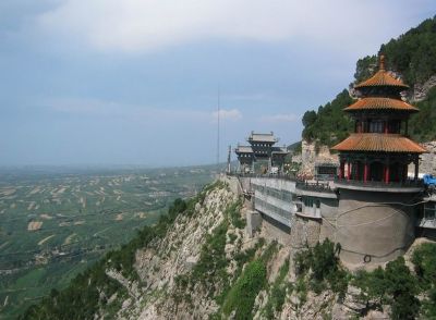 A scenic view of Jinzhong Huiluan Temple Jiexu