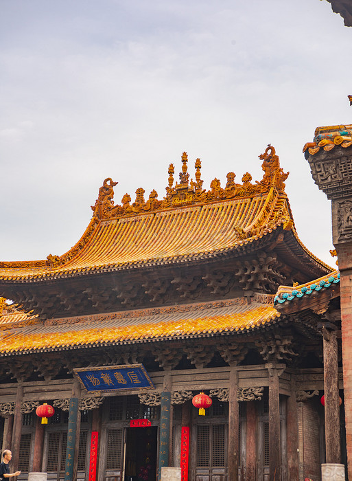 A scenic view of Jinzhong Jiexu Houtu Temple
