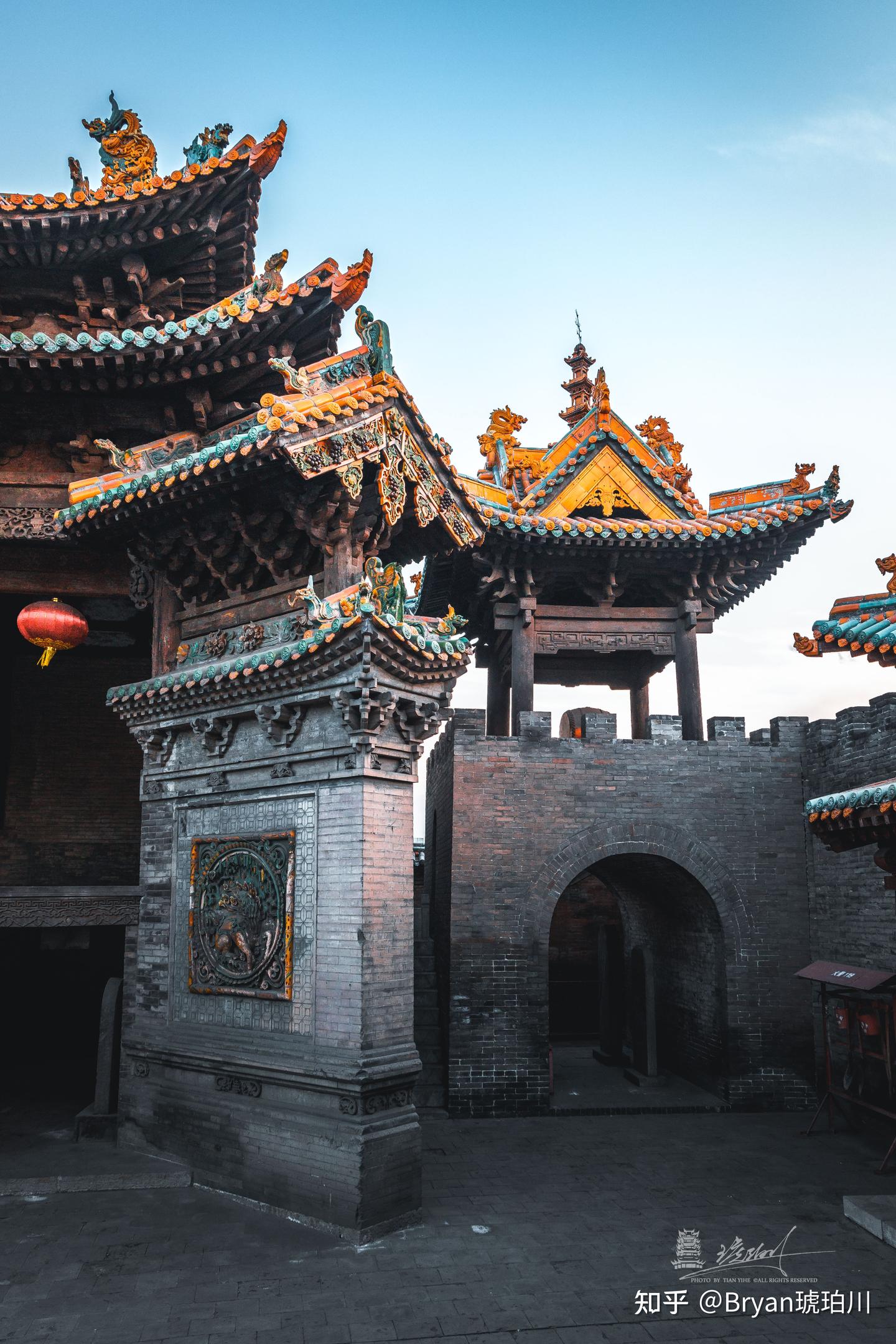 A scenic view of Jinzhong Jiexu Houtu Temple