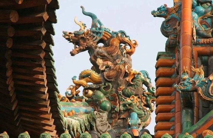 A scenic view of Jinzhong Jiexu Houtu Temple
