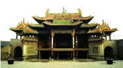 A scenic view of Jinzhong Jiexu Houtu Temple