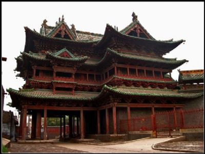 A scenic view of Jinzhong Jiexu Wuyue Temple