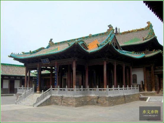 A scenic view of Jinzhong Jiexu Wuyue Temple