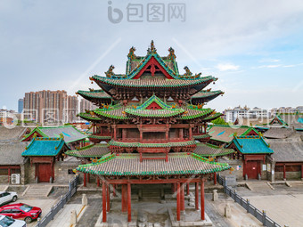 A scenic view of Jinzhong Jiexu Xian Shen Lou