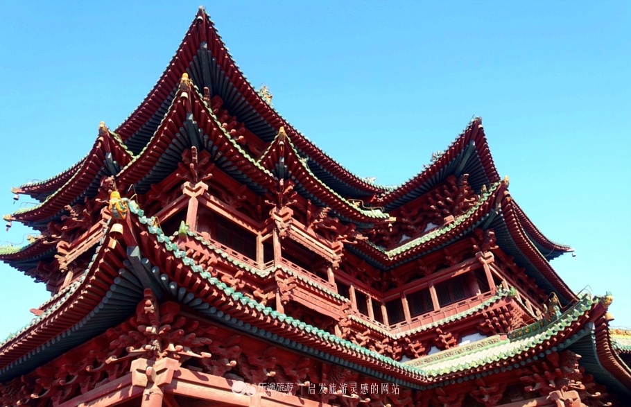 A scenic view of Jinzhong Jiexu Xian Shen Lou