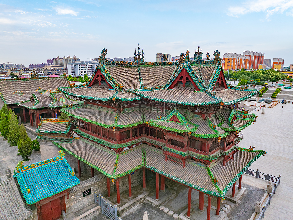 A scenic view of Jinzhong Jiexu Xian Shen Lou
