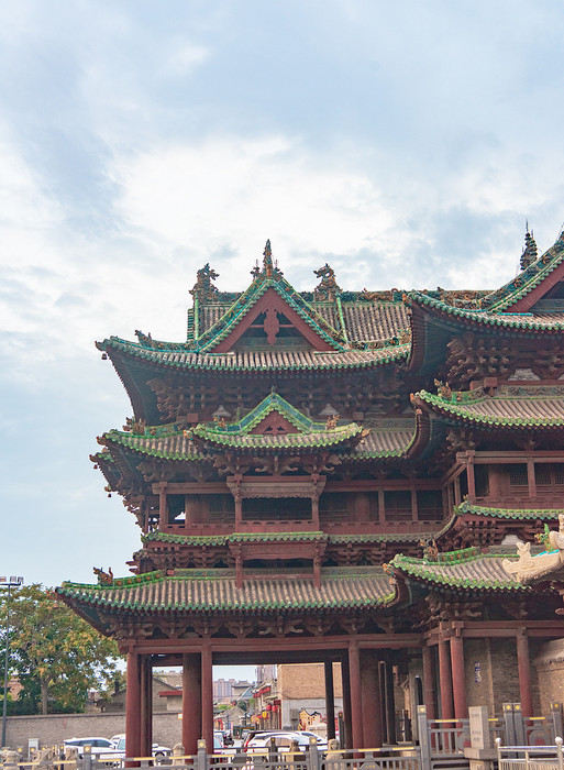 A scenic view of Jinzhong Jiexu Xian Shen Lou