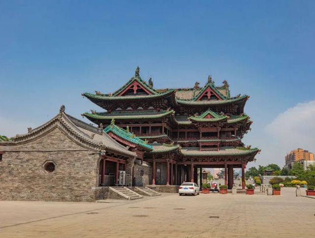 A scenic view of Jinzhong Jiexu Xian Shen Lou