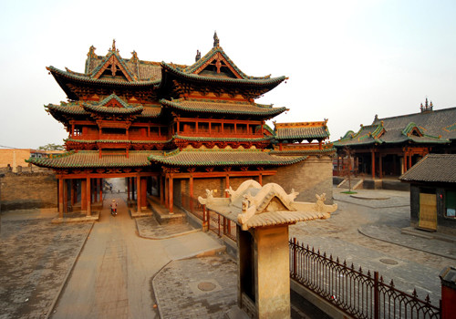 A scenic view of Jinzhong Jiexu Yuanshen Temple