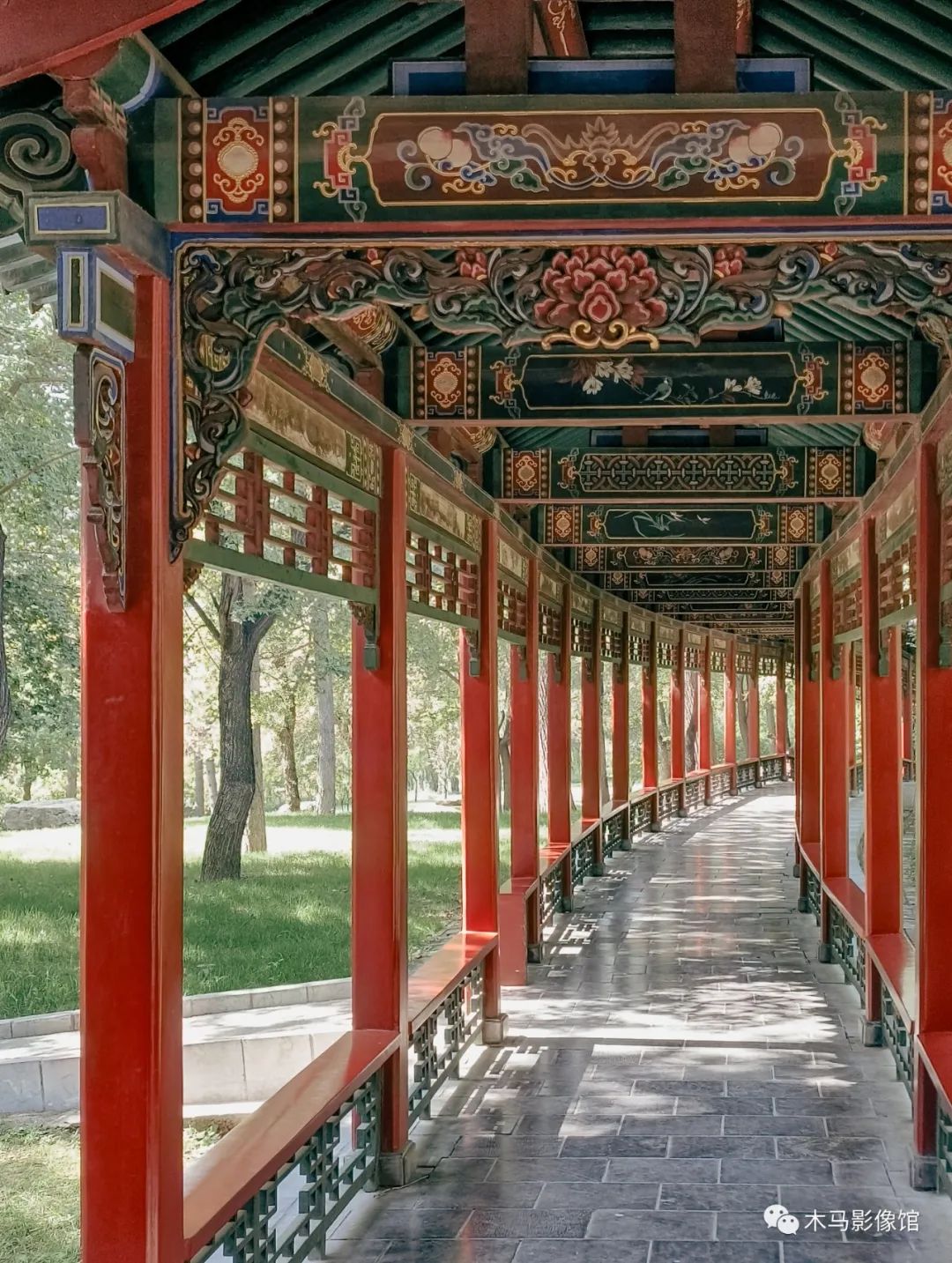 A scenic view of Jinzhong Jinci Miao Lingshi