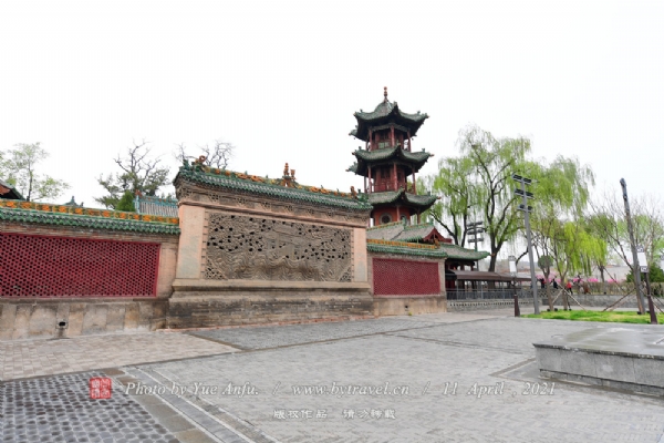A scenic view of Jinzhong Jingsheng Confucian Temple