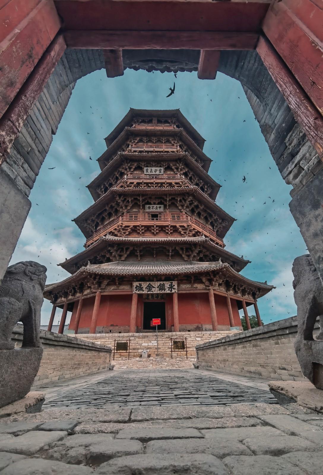 A scenic view of Jinzhong Jingsheng Confucian Temple