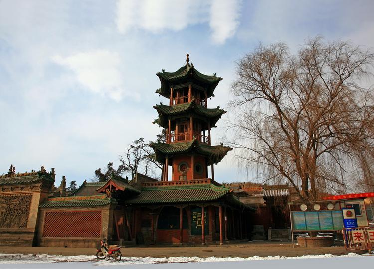 A scenic view of Jinzhong Jingsheng Confucian Temple