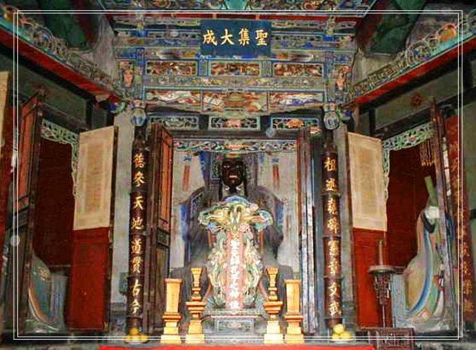 A scenic view of Jinzhong Jinzhuang Confucian Temple