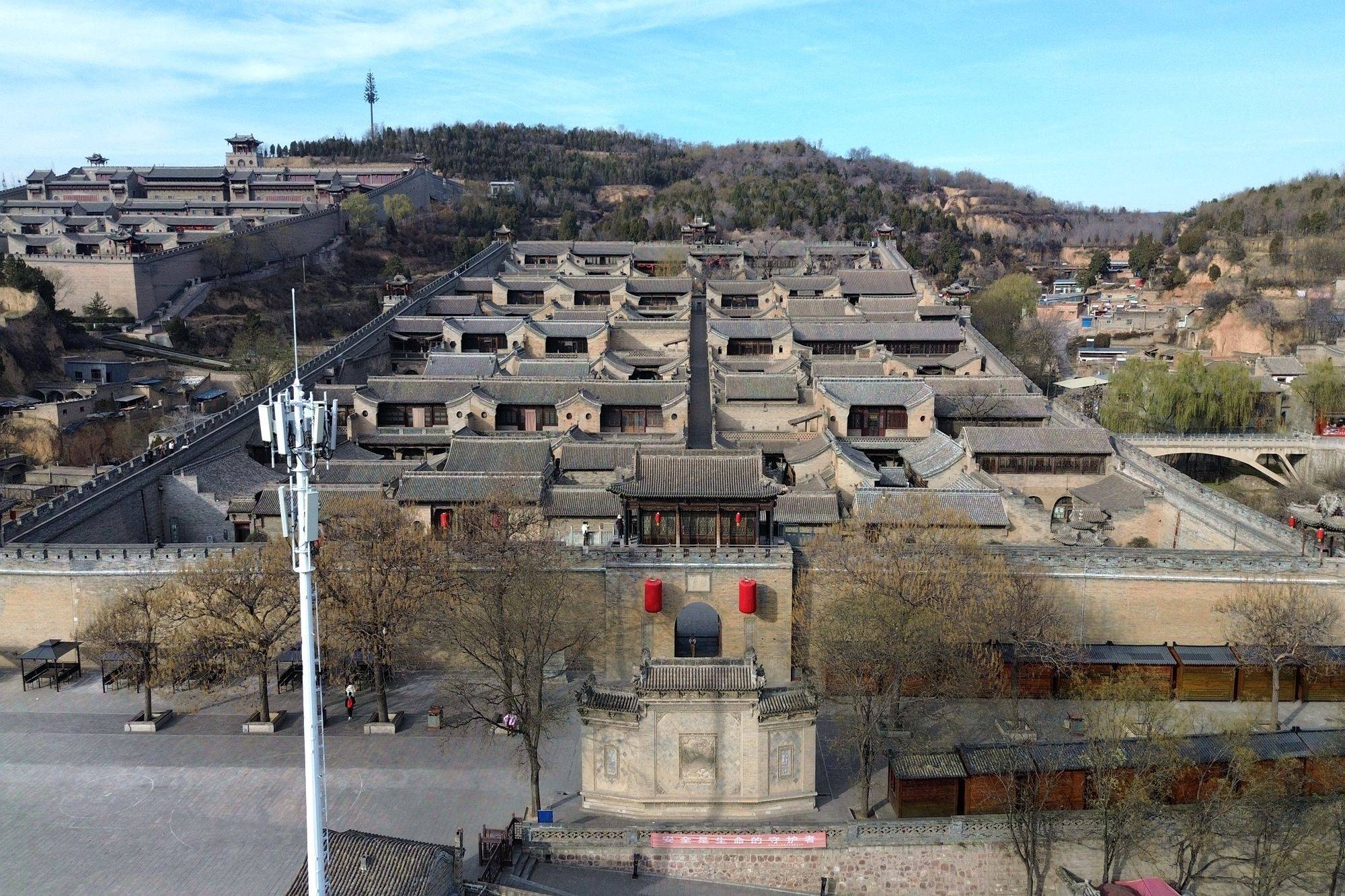 A scenic view of Jinzhong Kong Family Compound Taigu