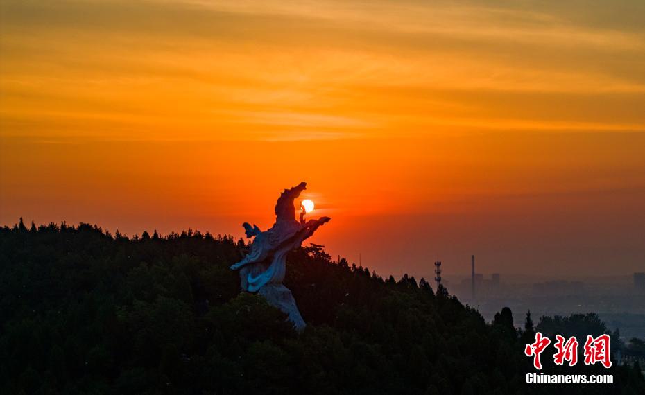 A scenic view of Jinzhong Liangjiatan Baiyun Temple