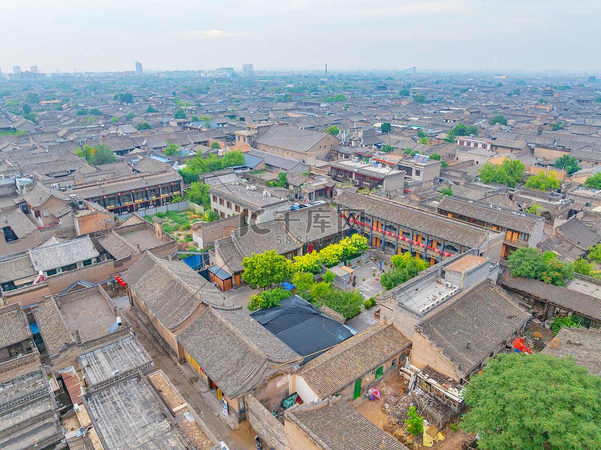 A scenic view of Jinzhong Pingyao Ancient City Wall